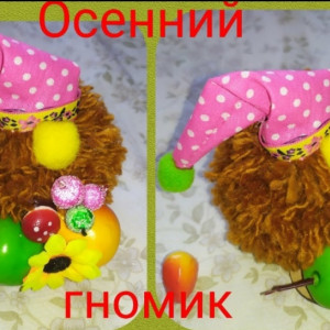 Гном из помпона 🧶